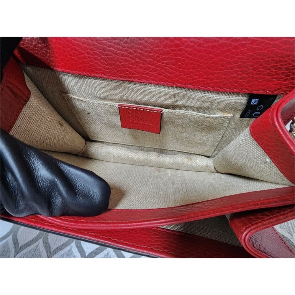 Authentic Gucci Chain Interlocking G Crossbody Ba… - image 6